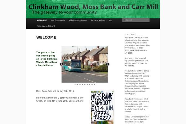 mossbankcommunity.com site used Twenty Eleven
