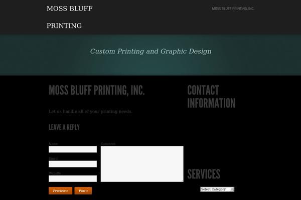 Showcase theme site design template sample