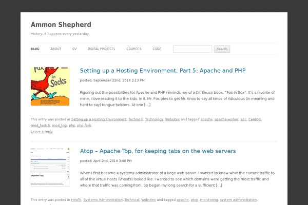 Site using Sociable-30 plugin