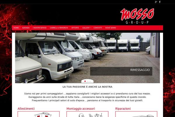 Tempera theme site design template sample