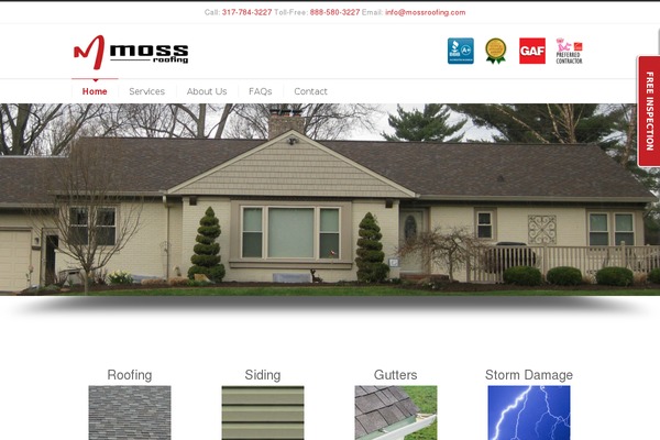 mossroofing.com site used Bonedry