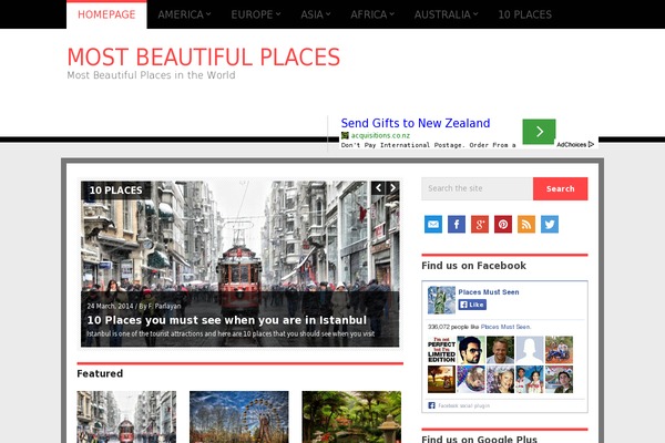 Magazine 7 theme site design template sample