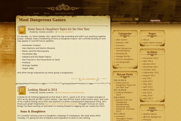 Aspire theme site design template sample