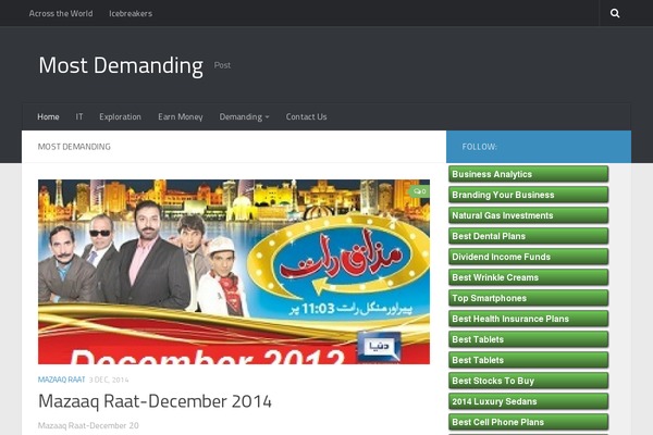 Site using WORDPRESS VIDEO GALLERY plugin