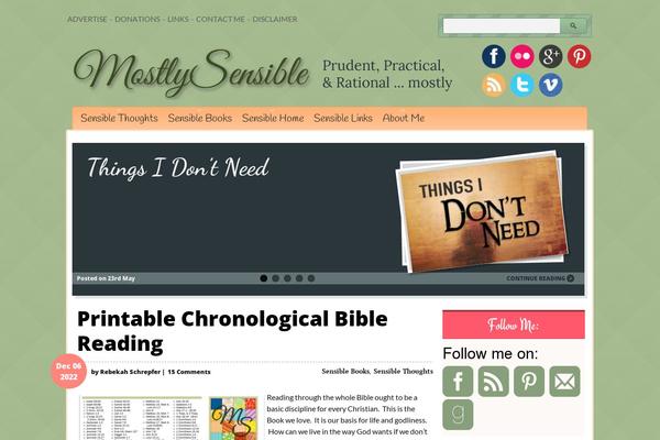 mostlysensible.com site used Mommyandme-codebase