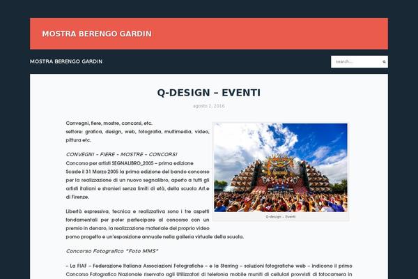Wpex-thoughts theme site design template sample