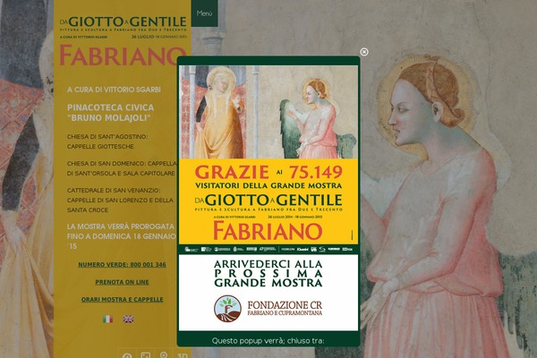mostrafabriano.it site used Dagiottoagentile