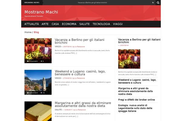 mostranomachi.it site used News Mix Lite