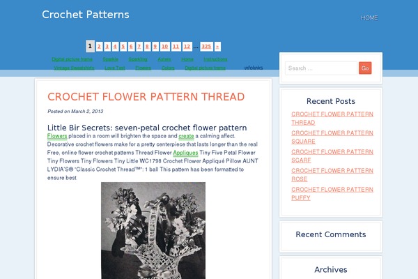 mostretpatterns.com site used Color Palette