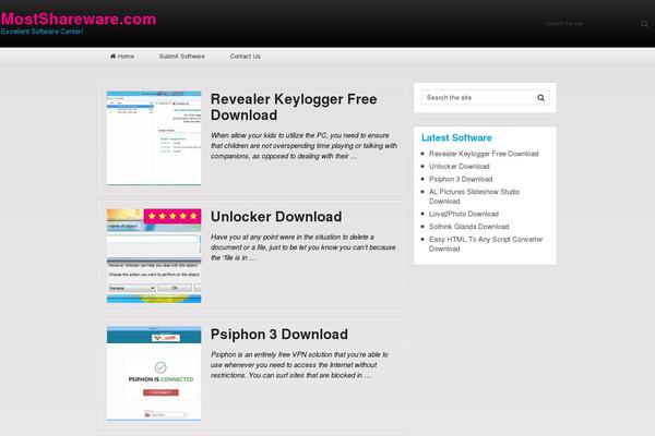 Site using Tilt Social Share Widget plugin