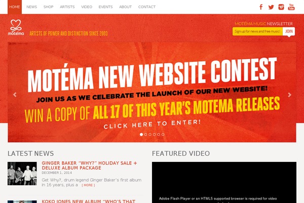 Site using Youtube Channel Gallery plugin