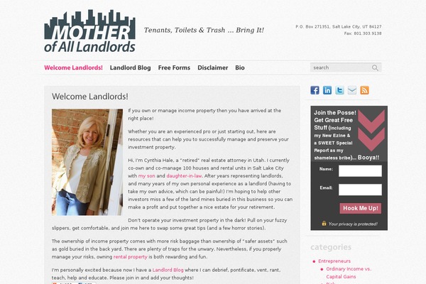 motherofalllandlords.com site used Fast-blog