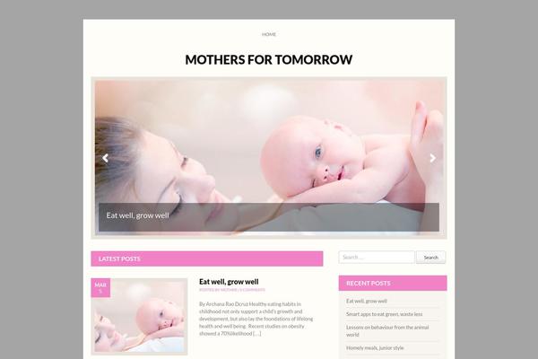 mothersfortomorrow.com site used Yorkshire