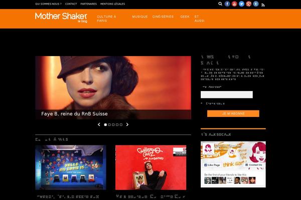 mothershaker.com site used Magazine Child