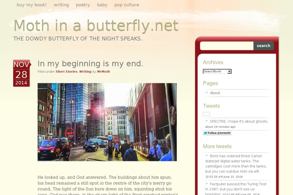 Bloggable theme site design template sample