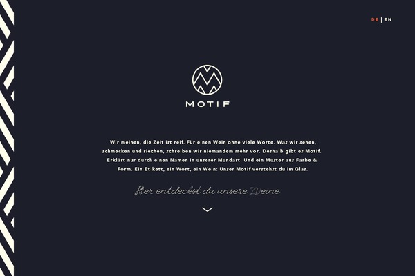 Motif theme site design template sample