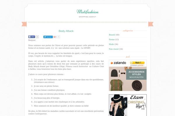 Sugar and Spice theme site design template sample