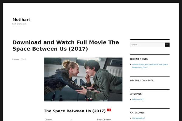 Twenty Sixteen theme site design template sample
