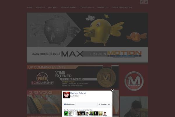 Site using iSlidex plugin