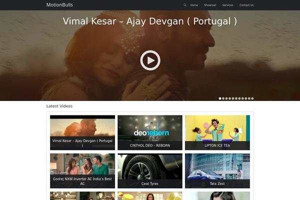 Focus theme site design template sample