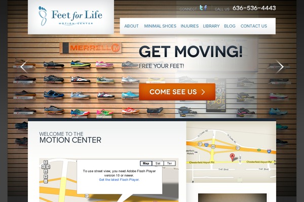 Motion theme site design template sample