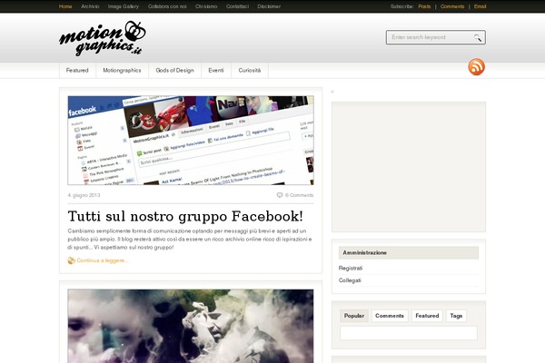 Site using FLV Embed plugin