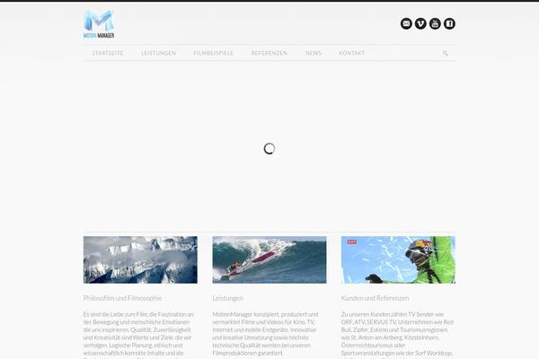 Elegance theme site design template sample