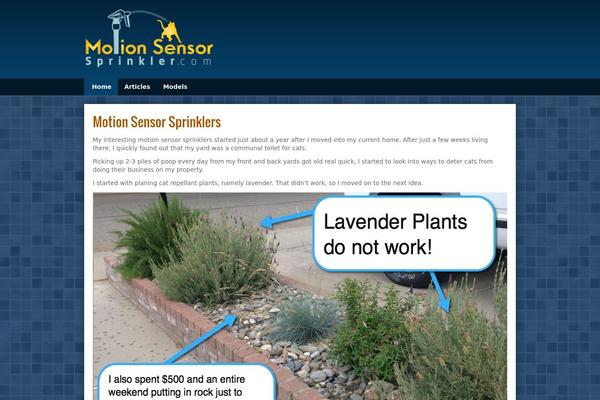 motionsensorsprinkler.com site used Ultimateazon