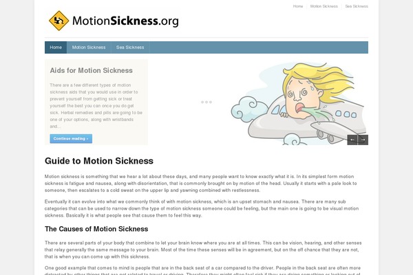 Discovery theme site design template sample
