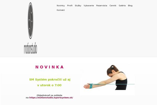 Motion theme site design template sample