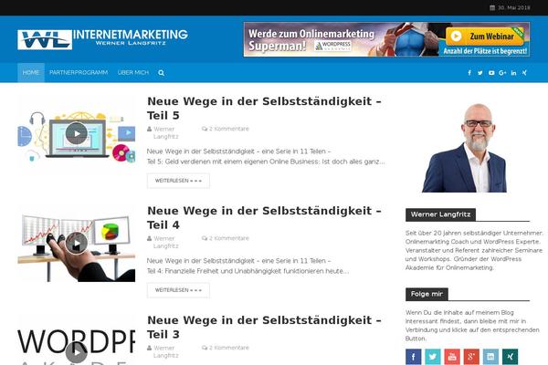 Herald theme site design template sample