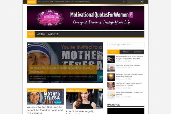 Jarida theme site design template sample