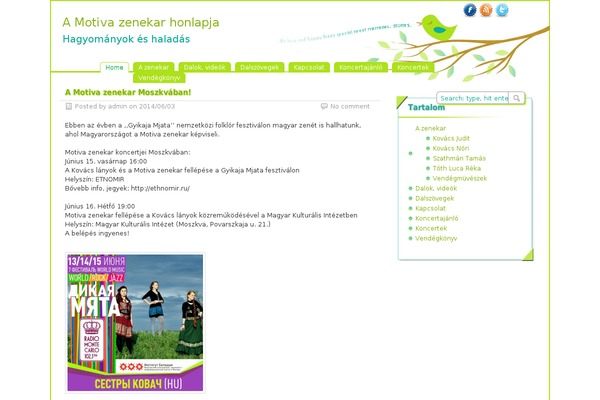 motivazenekar.hu site used Eptima Lite