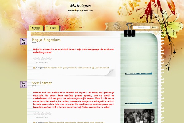 Watercolor theme site design template sample