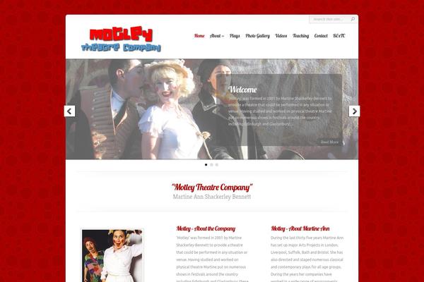 Chameleon theme site design template sample