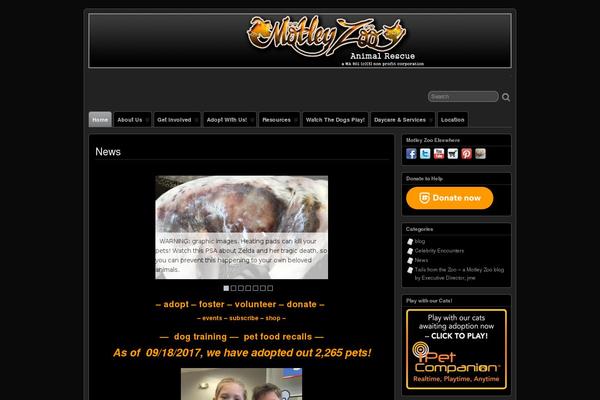 Site using Petfinder Listings plugin
