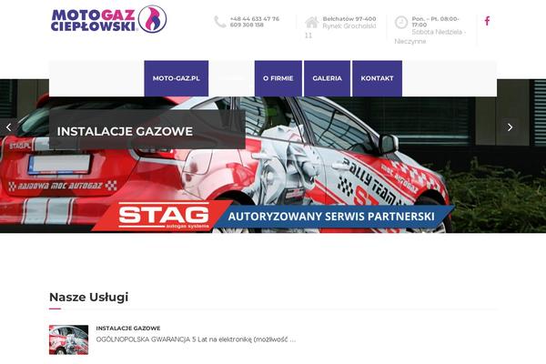 Site using Page Builder by SiteOrigin plugin