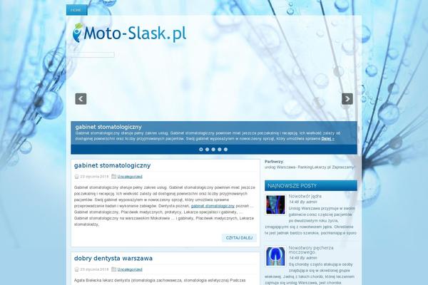 Ehealth theme site design template sample