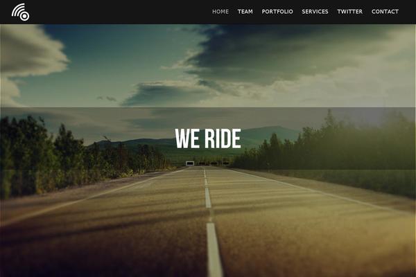 Jarvis theme site design template sample