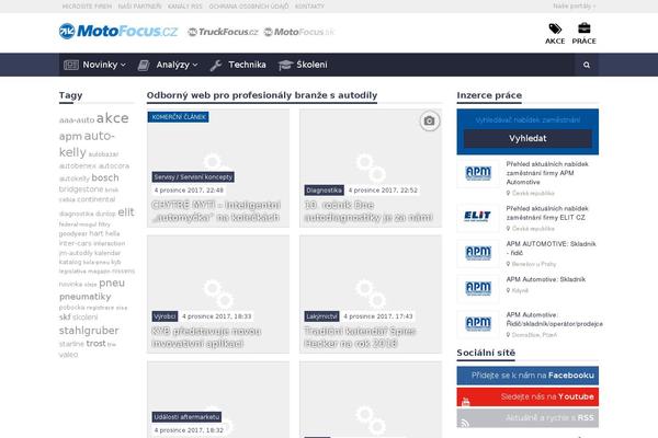 Motofocusv2 theme site design template sample