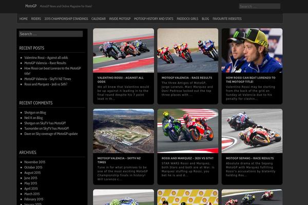 Newp theme site design template sample
