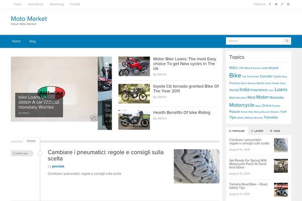 GoMedia theme site design template sample