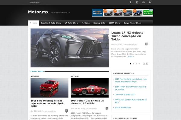 BlackLight theme site design template sample
