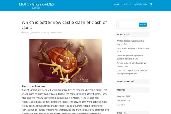 Site using Contact Form plugin