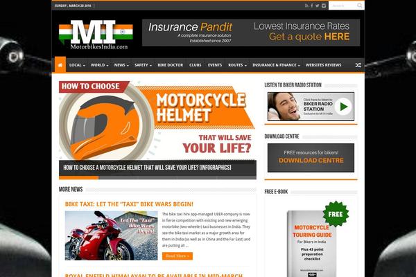 Sahifa theme site design template sample