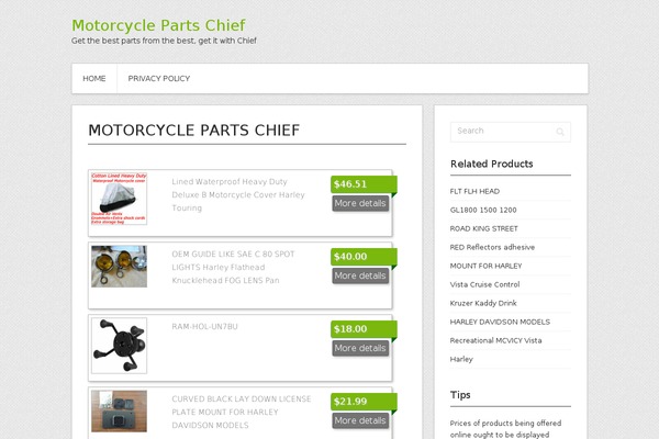 Contango theme site design template sample