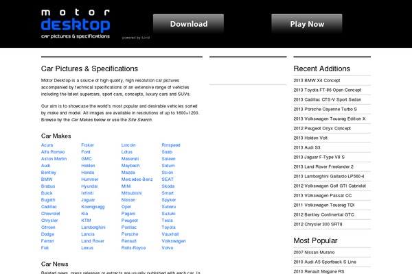 Vertigo theme site design template sample