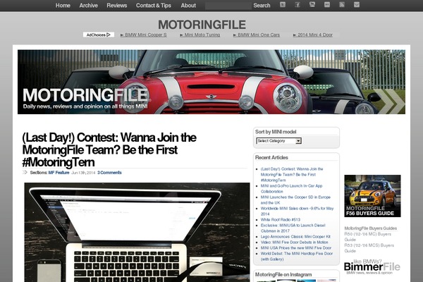 Neomag theme site design template sample