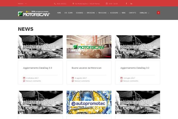 Enfold theme site design template sample