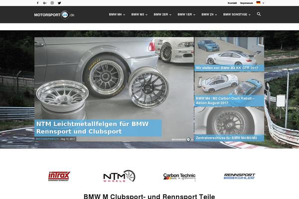 motorsport24.de site used Newspaper
